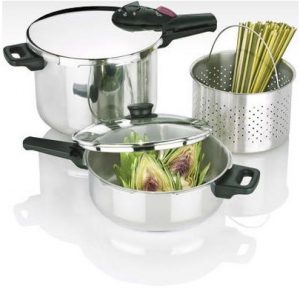 Fagor 2-by-1 Splendid Pressure Cooker Set - Wisemen Trading and Supply