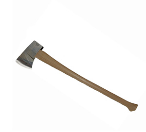FE6-32 Forcible Entry 6lb Flathead Fire Axe with 32 in. Dual Grip Hickory Handle with Marrying Slot