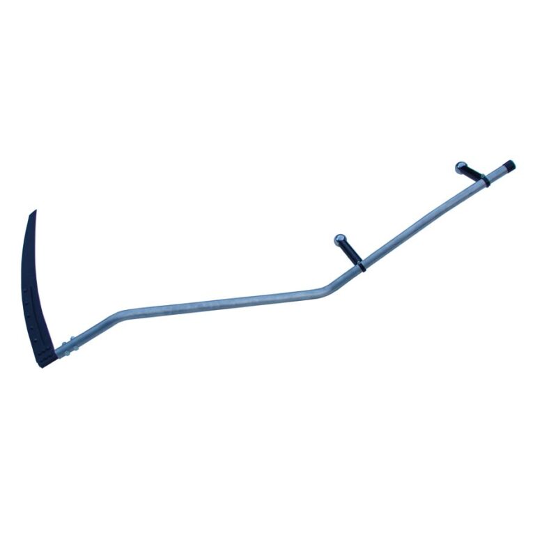 Scythe Rounded Arrowhead Manufacturing Curved Metal Scythe Blade and handle - Wisemen ...