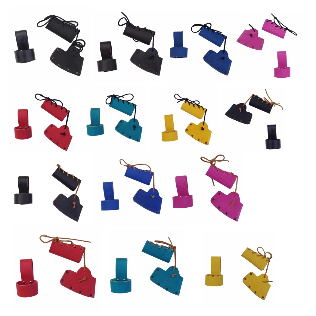 Wisemen Premium Leather Axe Accessory Set – Assorted Cool Colors