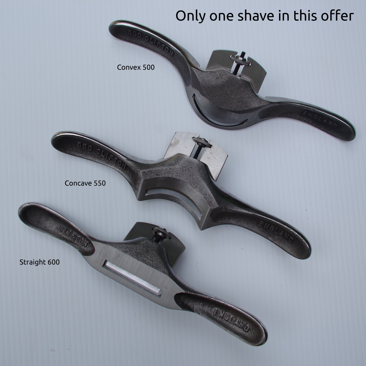 Clifton Spokeshaves, Shaves, Made In Sheffield England - Image 2
